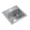 Elkay Crosstown 15"x15"x9", 1-Bowl Dual Mount Bar Sink Kit SS, No. of Bowls: 1 ECTSR15159TBG1 - alternate 9
